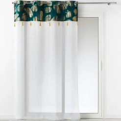 DOUCEUR D'INTERIEUR Voilage œillets (140 x 240 cm) Sabaly Or Hot