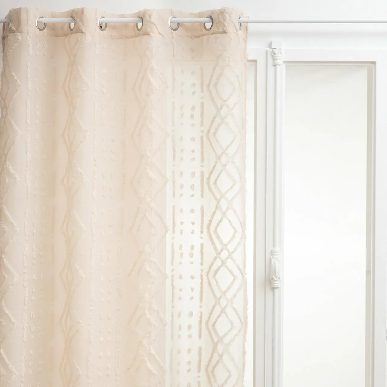 ATMOSPHERA Voilage œillets (140 x 240 cm) Salma Beige Clearance