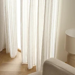 EMINZA Voilage œillets (280 x 240 cm) Théo Beige Clearance