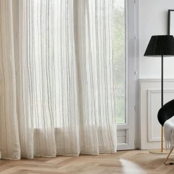 EMINZA Voilage œillets (280 x 240 cm) Théo Beige Clearance