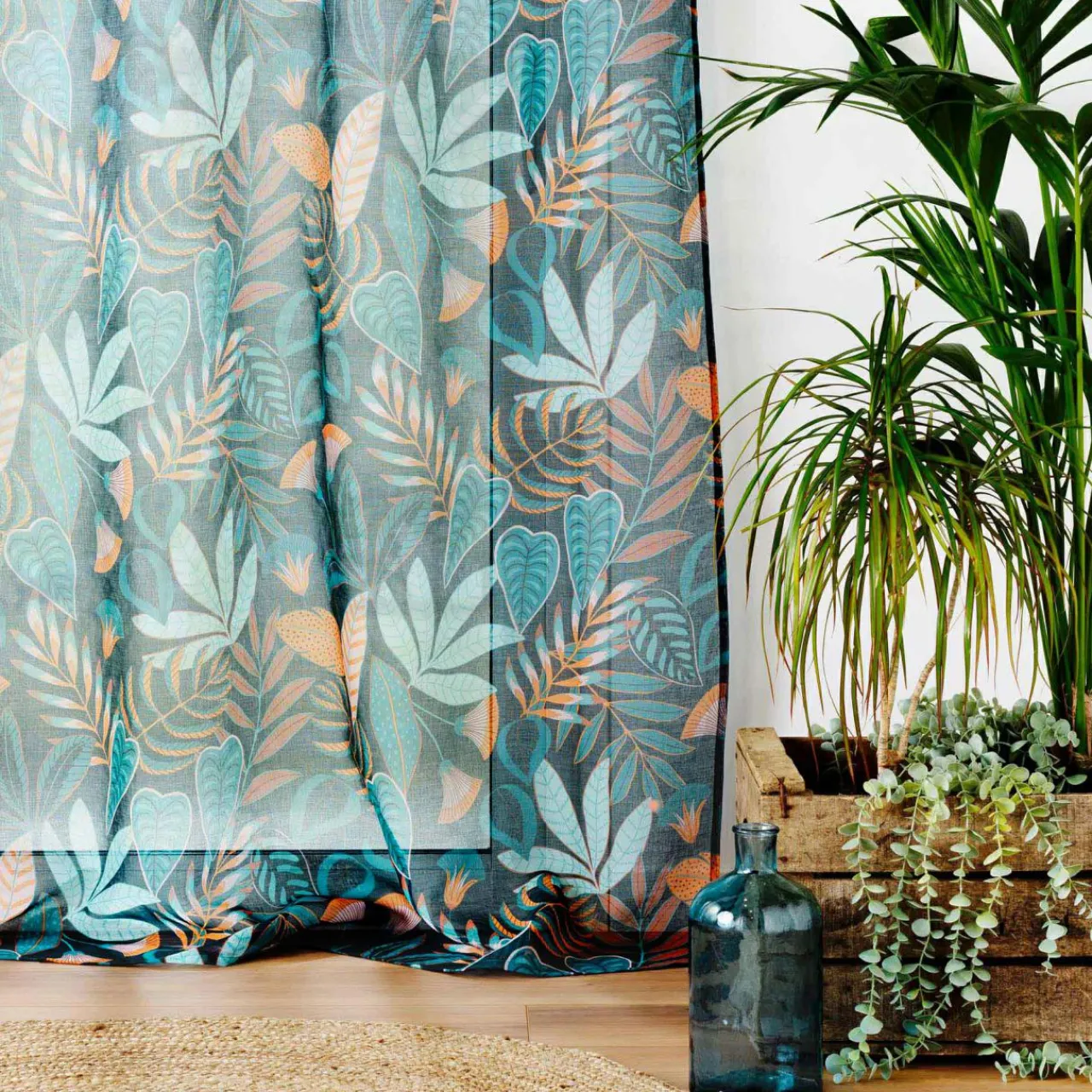 DOUCEUR D'INTERIEUR Voilage œillets (140 x 240 cm) Tilda Vert