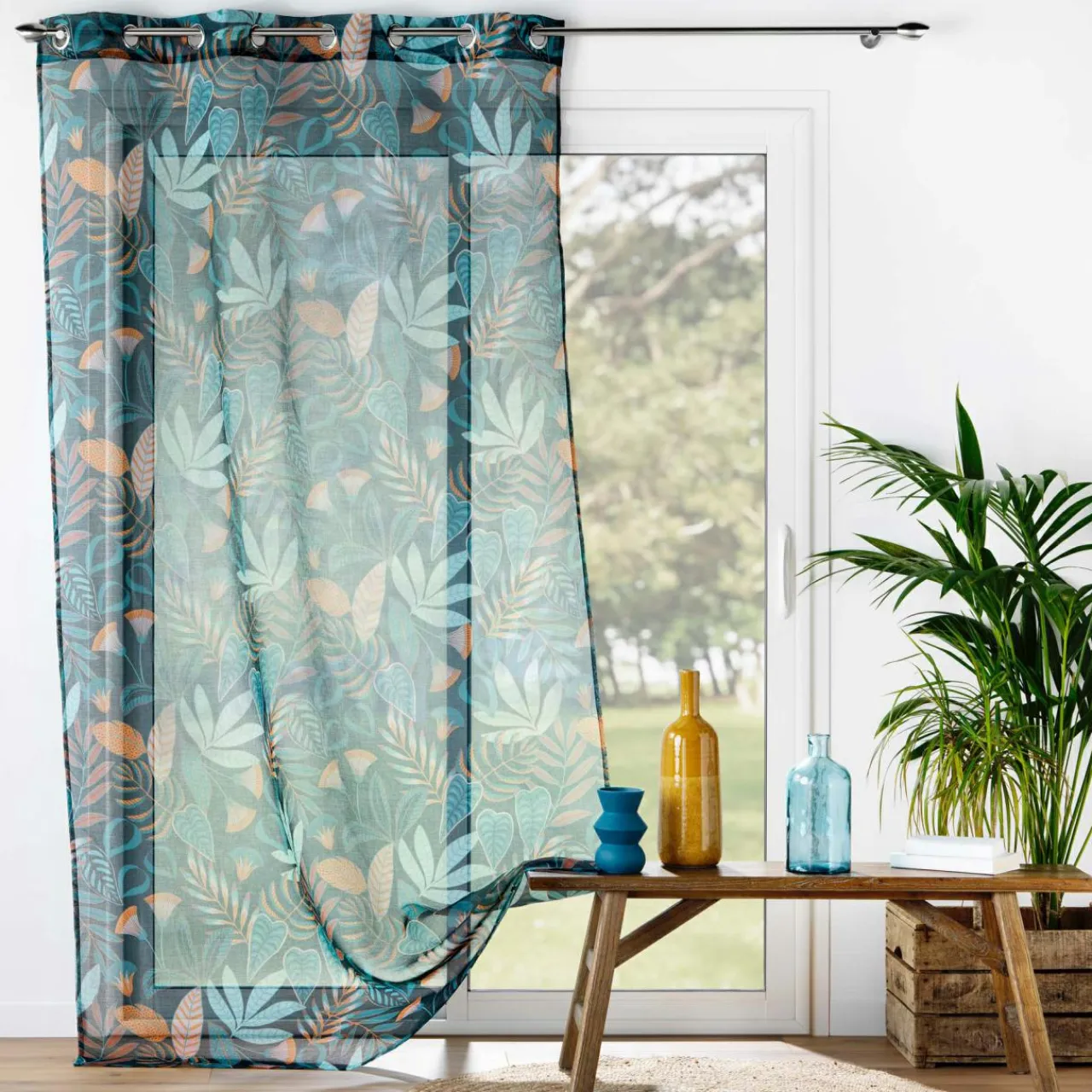 DOUCEUR D'INTERIEUR Voilage œillets (140 x 240 cm) Tilda Vert