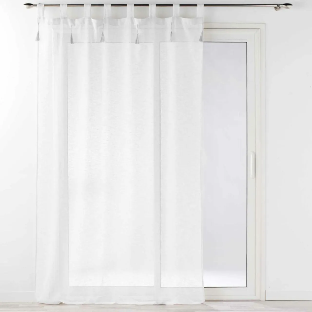 DOUCEUR D'INTERIEUR Voilage à passants (140 x 240 cm) Dalila Blanc New