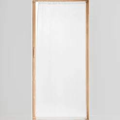 douceur d'intu017drieur Voilage passe tringle effet lin tissé (90 x 200 cm) Haltona Blanc Clearance