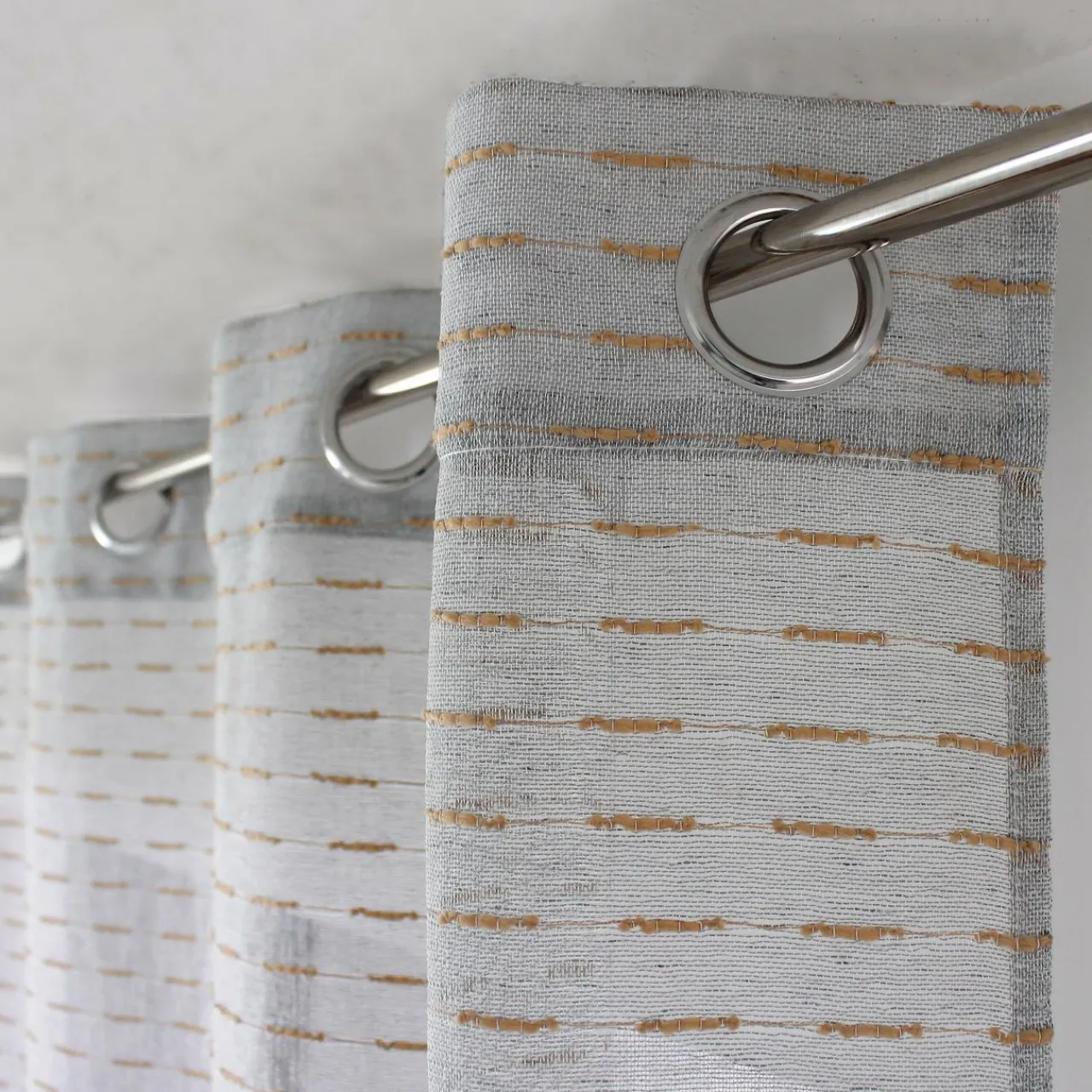 ENJOY HOME Voilage (140 x 240 cm) Eva Gris New