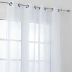 LINDER Voilage (145 x 240 cm) Givrée Blanc Outlet