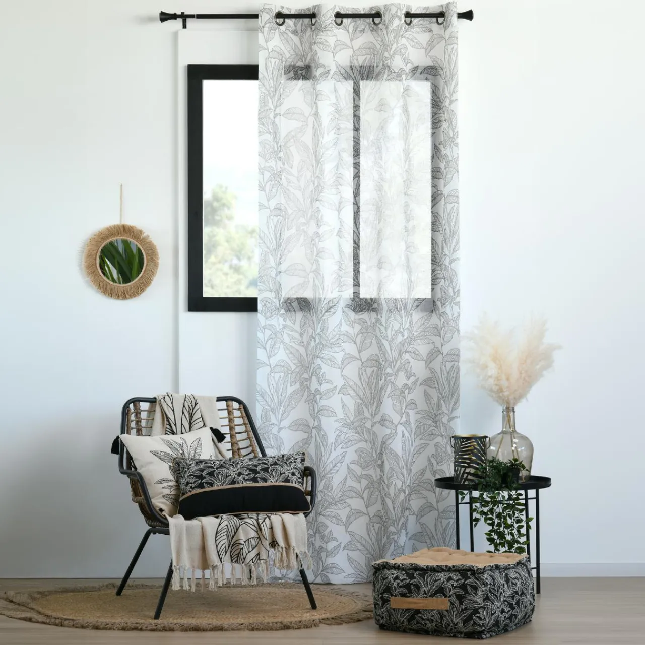 STOF Voilage (140 x 260 cm) Kinogi Beige Discount