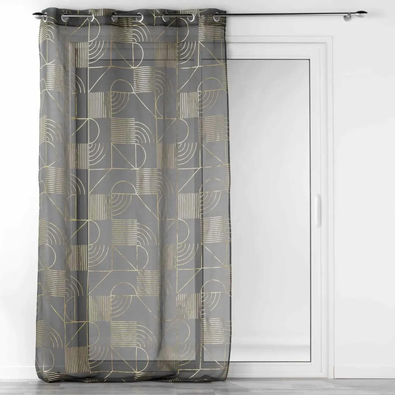DOUCEUR D'INTERIEUR Voilage (140 x 240 cm) Lineor Gris Anthracite