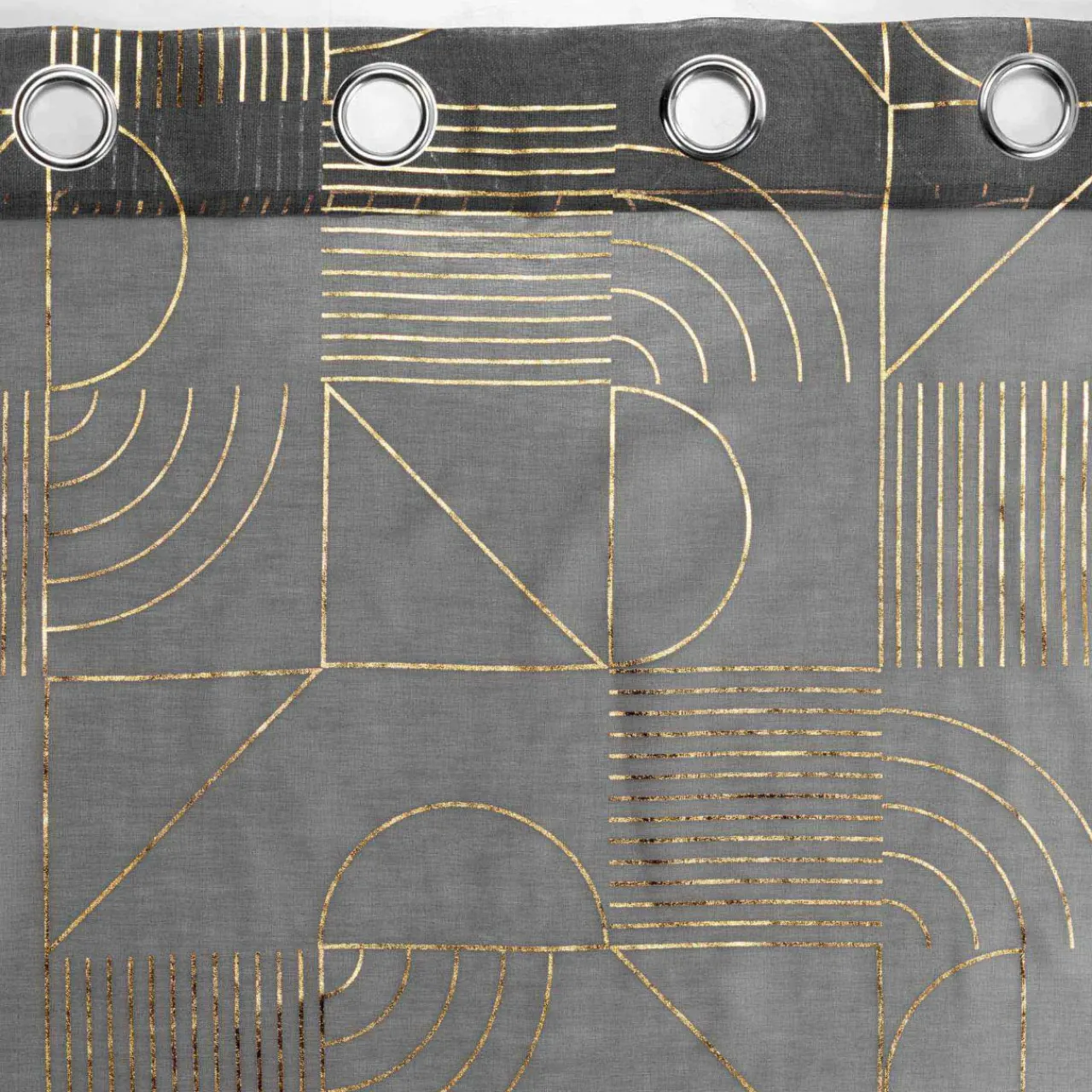 DOUCEUR D'INTERIEUR Voilage (140 x 240 cm) Lineor Gris Anthracite
