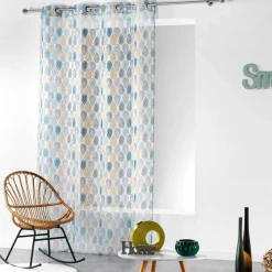 DOUCEUR D'INTERIEUR Voilage (140 x 240 cm) Palpito Bleu Hot