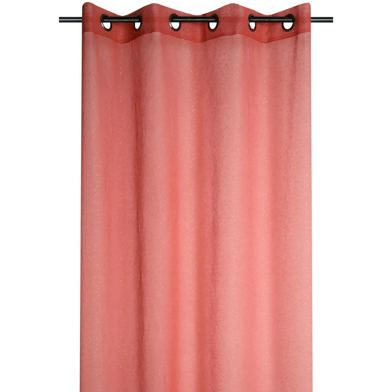 STOF Voilage (135 x 260 cm) Stacy Rouge marsala Rouge brun Sale