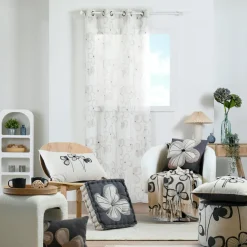 STOF Voilage (135 x 260 cm) Tilda Écru Beige Outlet